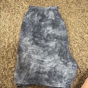 Lululemon Athletica Gray Asymmetrical Pencil Shorts